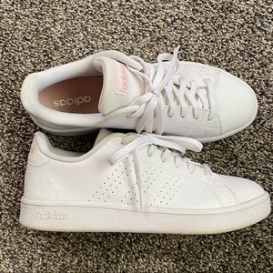 Women’s Adidas white sneakers